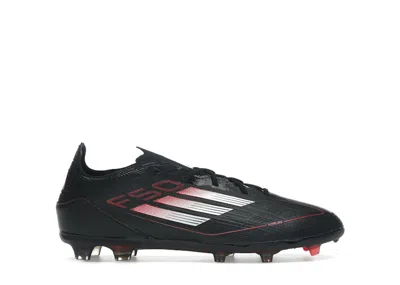 Pre-owned Adidas Originals F50 Elite Fg Stealth Victory Pack Sneakers In Core Black/iron Metallic/lucid Red