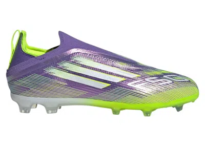 Pre-owned Adidas Originals F50 Elite Laceless Fg Sneakers In Purple Rush/cloud White/lucid Lemon In Multi