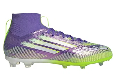 Pre-owned Adidas Originals F50 Elite Mid Fg Sneakers In Purple Rush/cloud White/lucid Lemon In Multi
