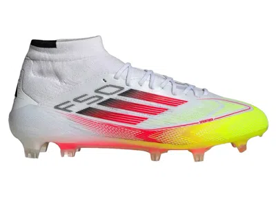 Pre-owned Adidas Originals F50 Elite Midcut Fg Solar Pack (women's) Sneakers In Cloud White/lucid Red/solar Yellow