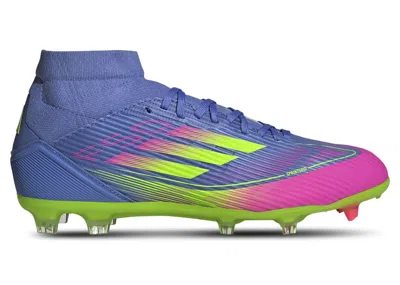 Pre-owned Adidas Originals F50 League Midcut Fg Celestial Victory Pack (women's) Sneakers In Blue Fusion/lucid Lemon/lucid Pink
