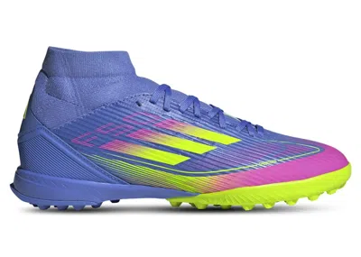 Pre-owned Adidas Originals F50 League Midcut Tf Celestial Victory Pack (women's) Sneakers In Blue Fusion/lucid Lemon/lucid Pink In Multi