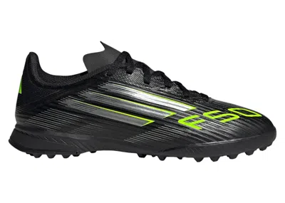 Pre-owned Adidas Originals F50 League Turf Sneakers In Core Black/iron Metallic/lucid Lemon In Multi