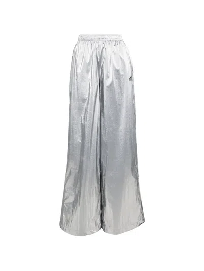 Adidas Originals F50 Logo Detail Track Pants In Silver