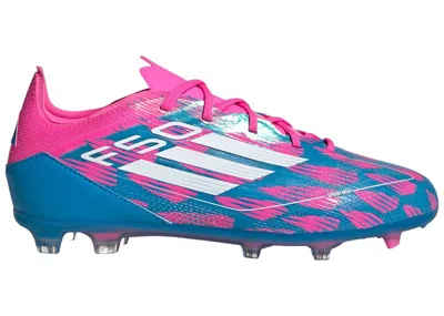 Pre-owned Adidas Originals F50 Pro Fg Sneakers In Solar Blue/cloud White/solar Pink In Multi