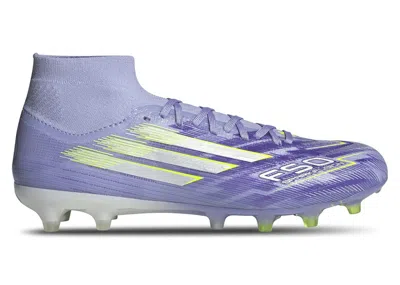 Pre-owned Adidas Originals F50 Pro Midcut Fg Sparkfusion Radiant Blaze Pack (women's) Sneakers In Violet Tone/lucid Lemon/purpl
