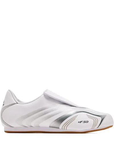 Adidas Originals +f50 Slip-on Sneakers In White