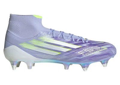 Pre-owned Adidas Originals F50 Sparkfusion Elite Mid Sg (women's) Sneakers In Violet Tone/lucid Lemon/purple Rush