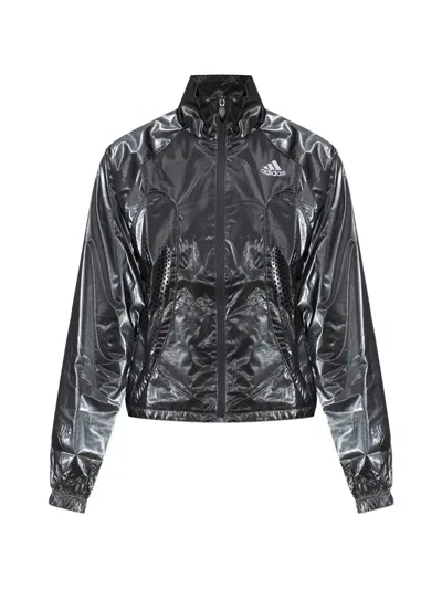 Adidas Originals F50 Zip-fastening Jacket In Black