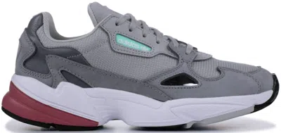 Pre-owned Adidas Originals Falcon Maroon (women's) Sneakers In Grey/trace Maroon