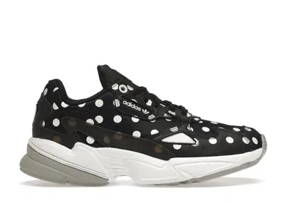 Pre-owned Adidas Originals Falcon Polka Dot (women's) Sneakers In Core Black/crystal White/grey Two