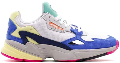 Pre-owned Adidas Originals Falcon White (women's) Sneakers In Cloud White/blue In Multi