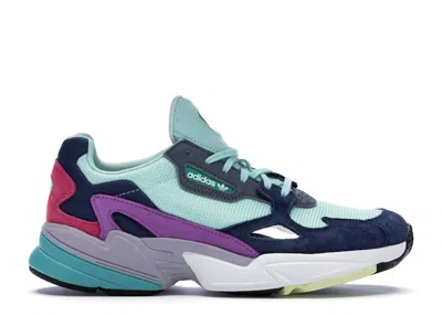 Pre-owned Adidas Originals Falcon (women's) Sneakers In Clear Mint/collegiate Navy Blue