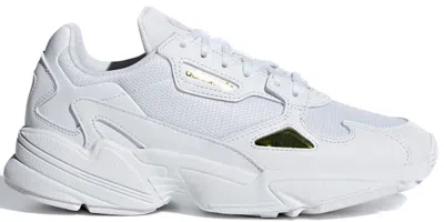 Pre-owned Adidas Originals Falcon (women's) Sneakers In Cloud White/gold Metallic