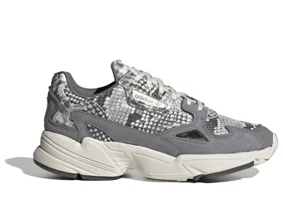 Pre-owned Adidas Originals Falcon (women's) Sneakers In Crystal White/ Crystal White/ Grey Two