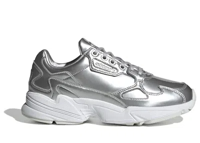 Pre-owned Adidas Originals Falcon (women's) Sneakers In Silver Metallic/ Silver Metallic/ Crystal White In Multi
