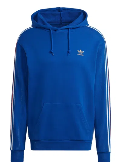 Adidas Originals Fb Nations 3-stripes Hoodie In Blue