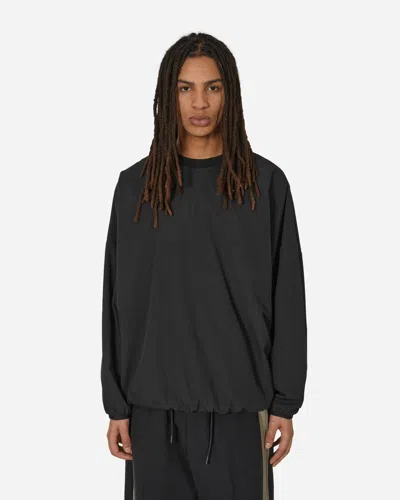 Adidas Originals Fear Of God Athletics Running Longsleeve T-shirt In Black