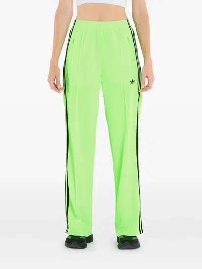 Adidas Originals Firebird 3-stripes Logo Sweatpants In Green