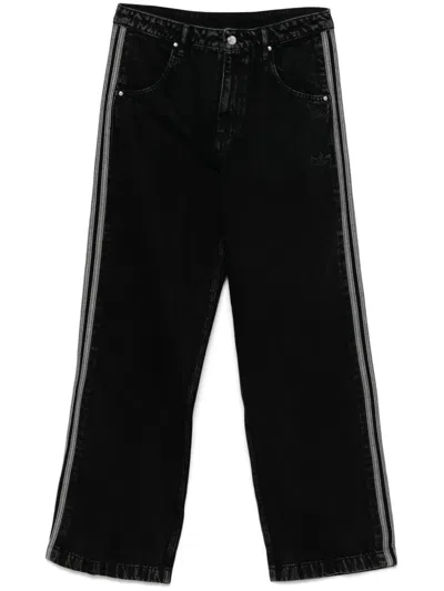 Adidas Originals Firebird Adicolor Jeans In Black