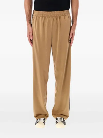 Adidas Originals Adicolor Firebird Recycled Track Pants In Brown