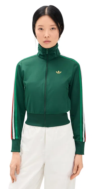 Adidas Originals Firebird Classic Track Top Team Dark Green/bold Green/wh