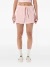 Adidas Originals Firebird Drawstring Shorts In Pink
