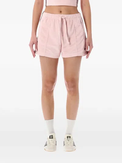Adidas Originals Firebird Drawstring Shorts In Pink
