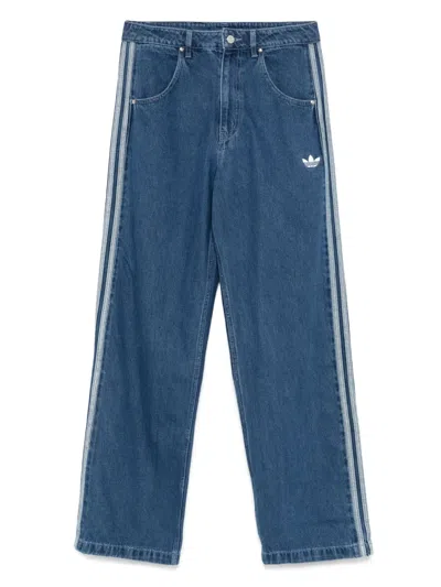 Adidas Originals Firebird Jeans In Blue