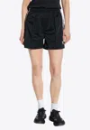 Adidas Originals Firebird Logo Embroidered Shorts In Black