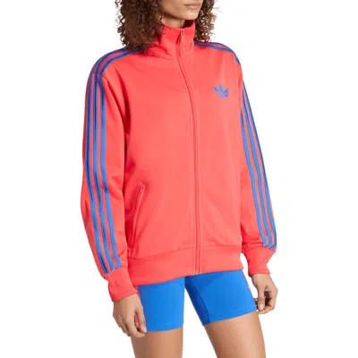 Adidas Originals Firebird Loose Fit Recycled Polyester Track Jacket In Selure/blu