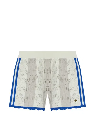 Adidas Originals Firebird Mini Shorts In Gray