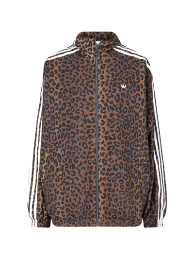 ADIDAS ORIGINALS 'FIREBIRD OVERSIZED' ZIP SWEATSHIRT