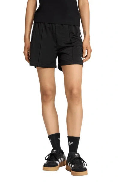 Adidas Originals Firebird Recycled Polyester Shorts In Black