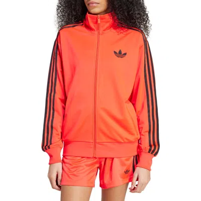Adidas Originals Firebird Recycled Polyester Track Jacket In Orange