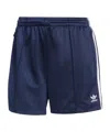 Adidas Originals Firebird Logo Track Shorts In Blue