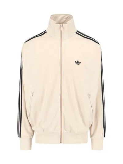 Adidas Originals 'firebird' Sweatshirt In Neutral