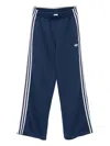 Adidas Originals Firebird Three-stripe Track Pants In Blue