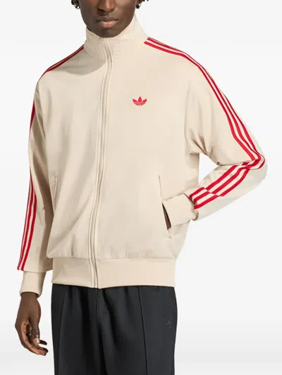 Adidas Originals Firebird Track Jacket In Neutral