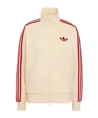 Adidas Originals Firebird Track Top Loose In Neutral