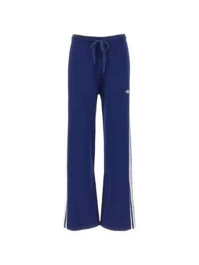 Adidas Originals Firebird Track Trousers In Blue