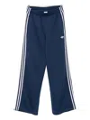 Adidas Originals Firebird Three-stripe Track Pants In Blue