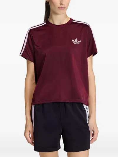 Adidas Originals Firebird T-shirt In Red