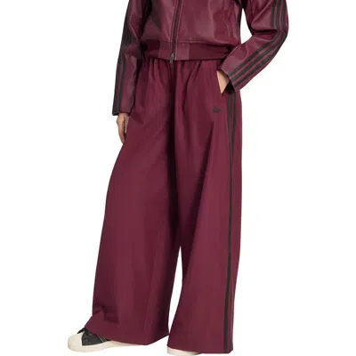 Adidas Originals Firebird Wide Leg Track Pants In Black