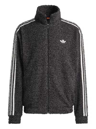 Adidas Originals Firebird Zip-up Sweatshirt In Black