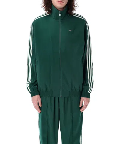 Adidas Originals Firebird Zip-up Sweatshirt In Cgreen