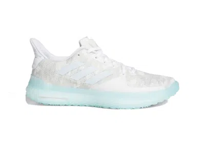 Pre-owned Adidas Originals Fitboost (women's) Sneakers In Cloud White/sky Blue Tint/grey One