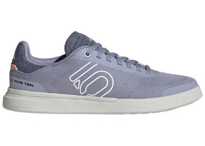 Pre-owned Adidas Originals Five Ten Sleuth Dlx Canvas (women's) Sneakers In Silver Violet/cloud White/coral Fusion In Multi