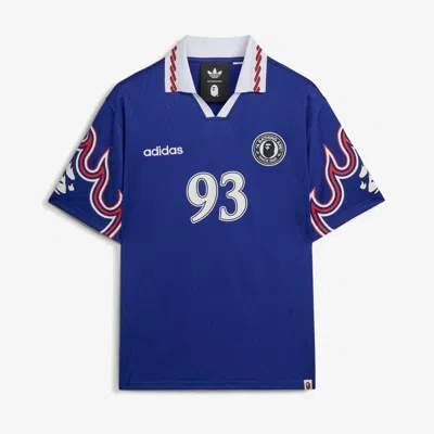 Adidas Originals Flame Jersey X Bape® In Blue