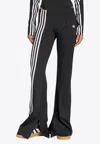 Adidas Originals Flared Pants With Side-stripes In Black